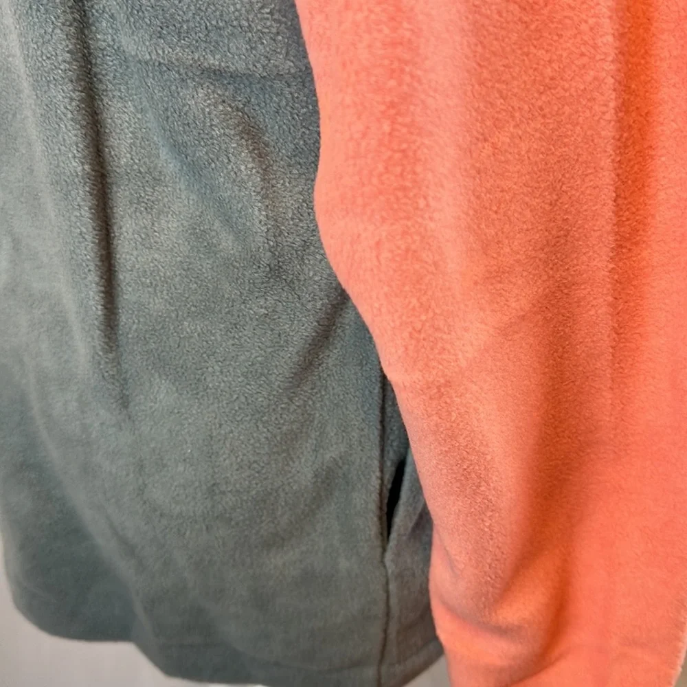 NWT - SIMPLY SOUTHERN CORAL GREY FLEECE LONG SLEEVE PULLOVER JACKET, SIZE L. - Picture 6 of 8